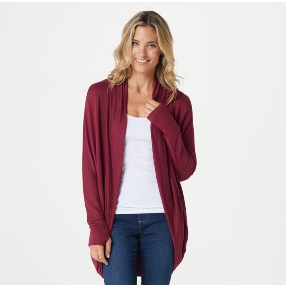 Belle by Kim Gravel Cocoon Long Cardigan XL